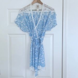 Delicate floral robe